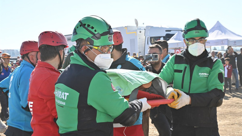 AFAD'TAN DEPREM TATBİKATI