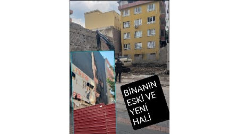 O BİNANIN YIKIMI TAMAMLANDI