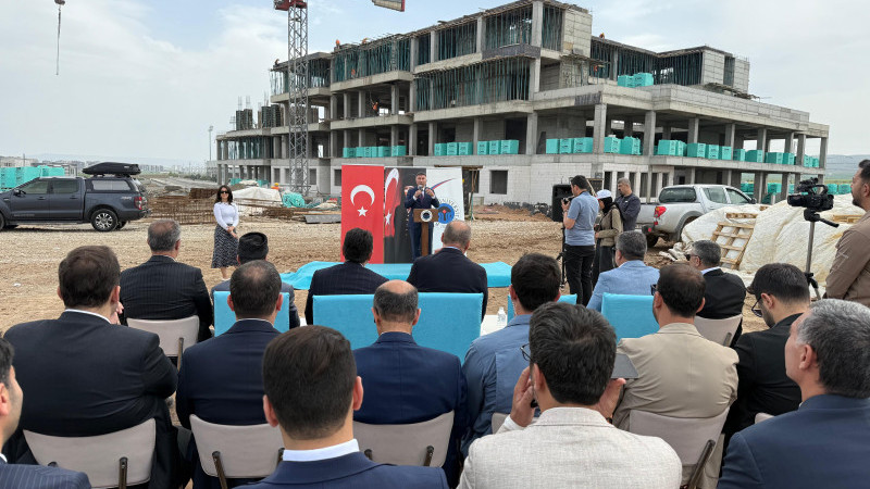 DİŞ HASTANESİNDE KABA İNŞAAT TAMAMLANDI