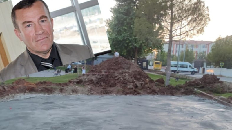 ''HALKA AİT YEŞİL ALANLAR İŞGAL ALTINDA''