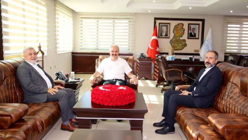 VALİ CANALP, DEDAŞ YETKİLİLERİNİ KABUL ETTİ