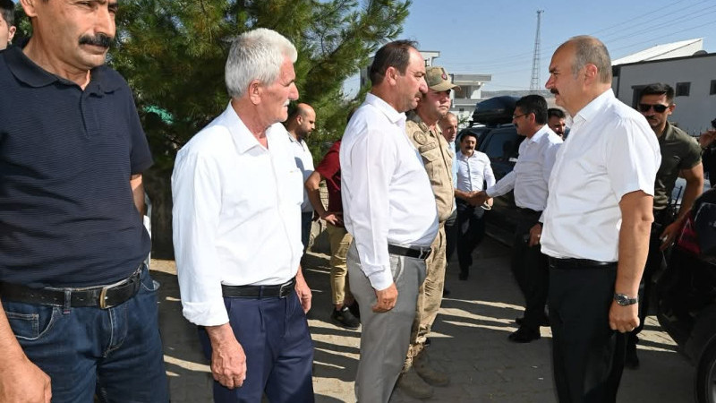 Vali Canalp’ten Atbağı Köyüne taziye ziyareti