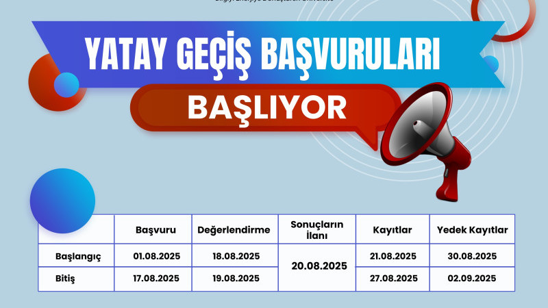 Batman Üniversitesinde yatay geçiş başvuruları 1 Ağustos’ta başlıyor
