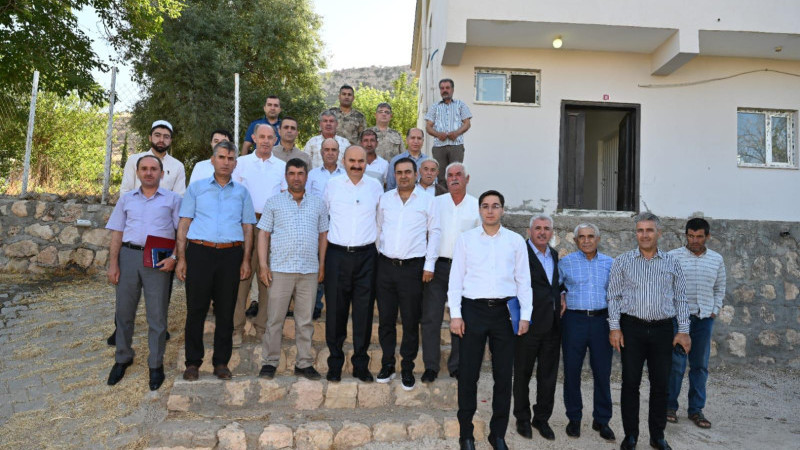 VALİ CANALP’TEN GERCÜŞ KÖYLERİNE İKİNCİ ZİYARET