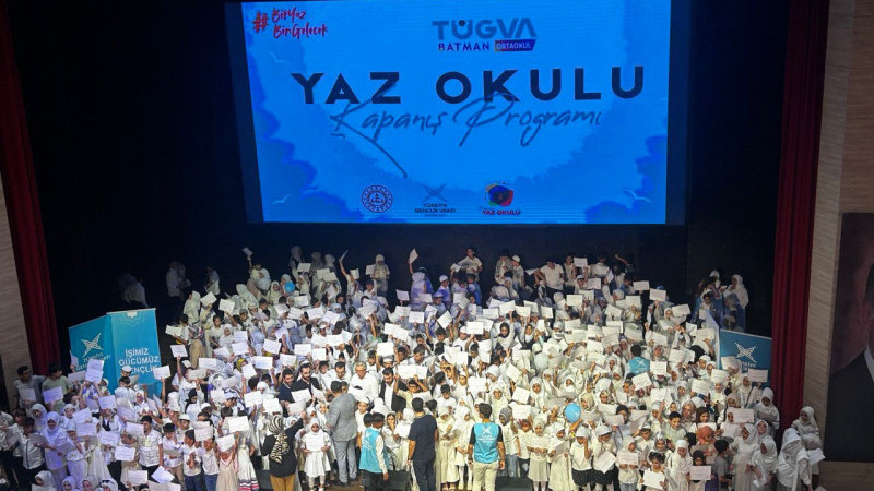 TÜGVA BATMAN YAZ OKULLARI TAMAMLANDI