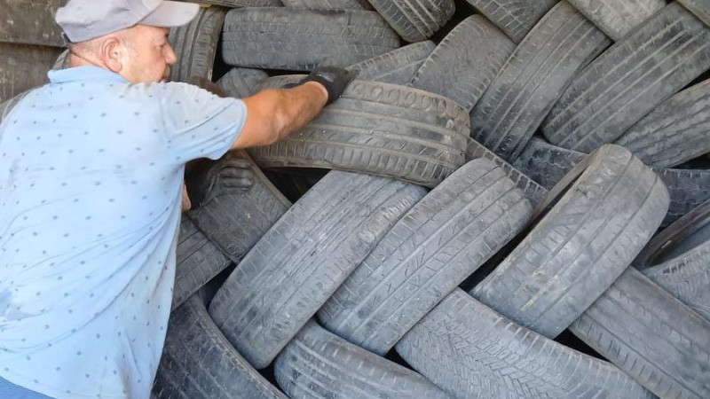 116 Ton atık lastik geri dönüşüme kazandırıldı 