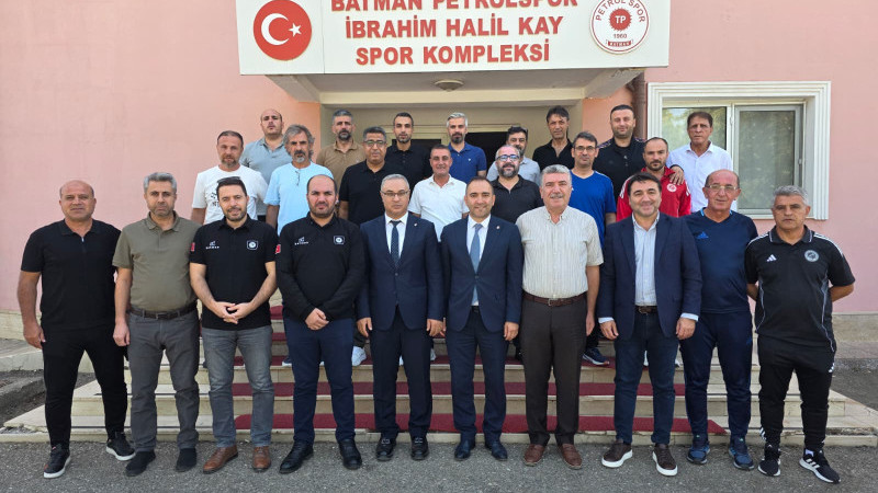 TFF HEYETİNDEN BATMAN PETROLSPOR’A ZİYARET