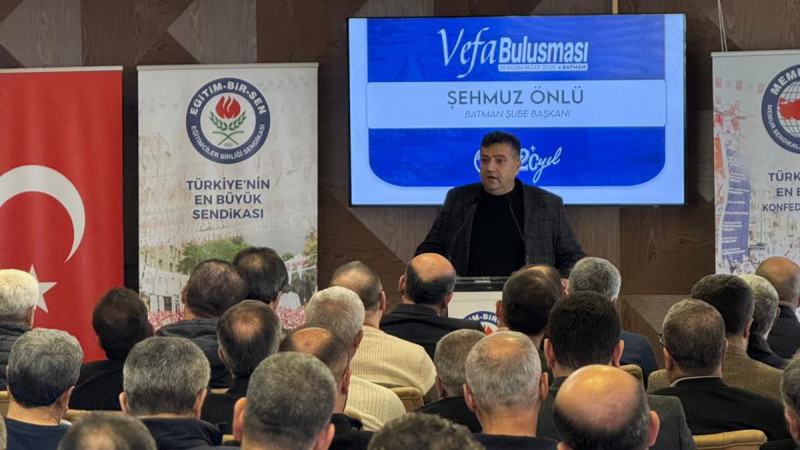 Eğitim-Bir-Sen Batman Şubesi’nden 20. yıl vefa buluşması