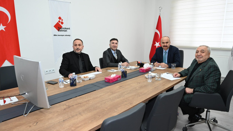 BATMAN TEKNOKENT’TE YENİ DÖNEM PLANLAMASI GÖRÜŞÜLDÜ