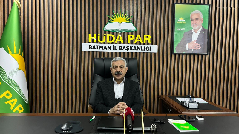 HÜDA PAR İl Başkanı Şahin’den Miraç Kandili mesajı