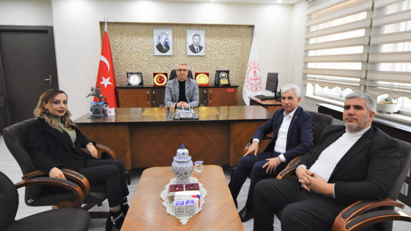 KAPLAN’DAN İL MİLLİ EĞİTİM MÜDÜRÜ CİĞER’E ZİYARET