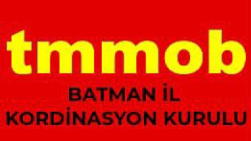 TMMOB BATMAN UYDU KENT UYARISI