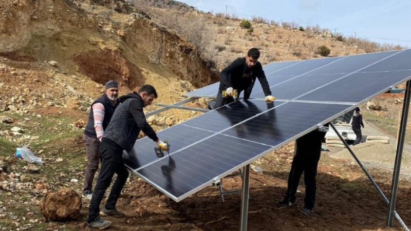 AKALİN KÖYÜ’NDE GES’Lİ SU DESTEĞİ