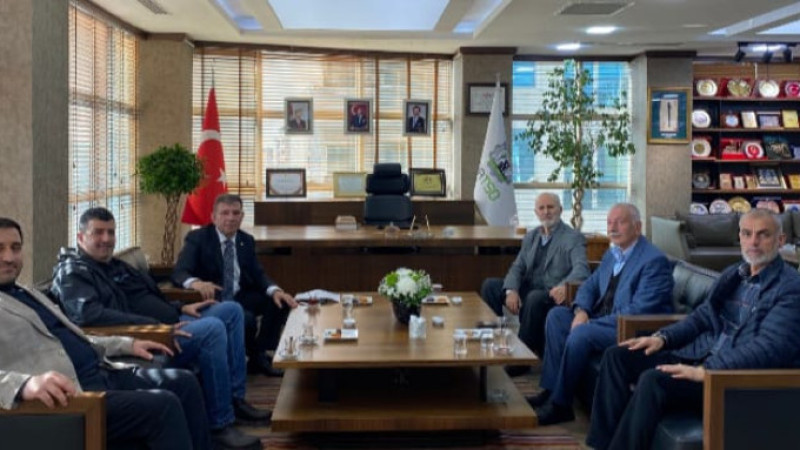 SAADET PARTİSİ’NDEN BATSO’YA NEZAKET ZİYARETİ