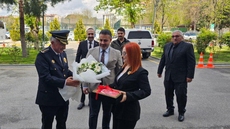 ÇETİN’DEN EMNİYET MÜDÜRÜ KABA’YA POLİS HAFTASI ZİYARETİ