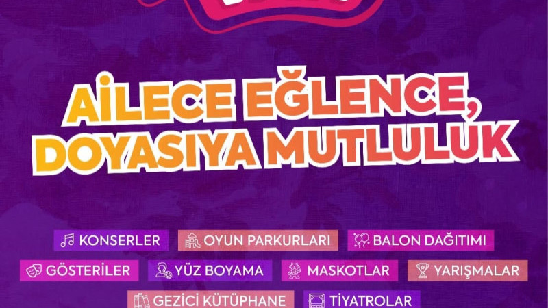 PARKLAR YAZ BOYUNCA ŞENLİKLE BULUŞACAK