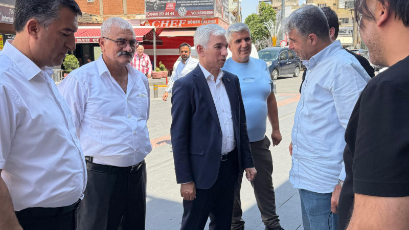 KAPLAN'DAN ÇARŞI ESNAFINA ZİYARET