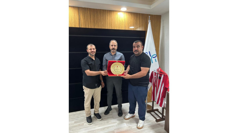ALTUNÇ'A  TEŞEKKÜR PLAKETİ