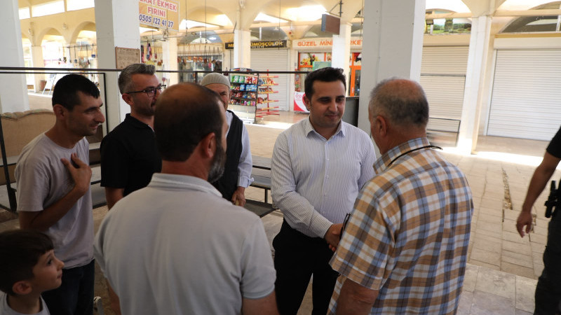 KAYMAKAM BÜYÜK'TEN ESNAF ZİYARETİ
