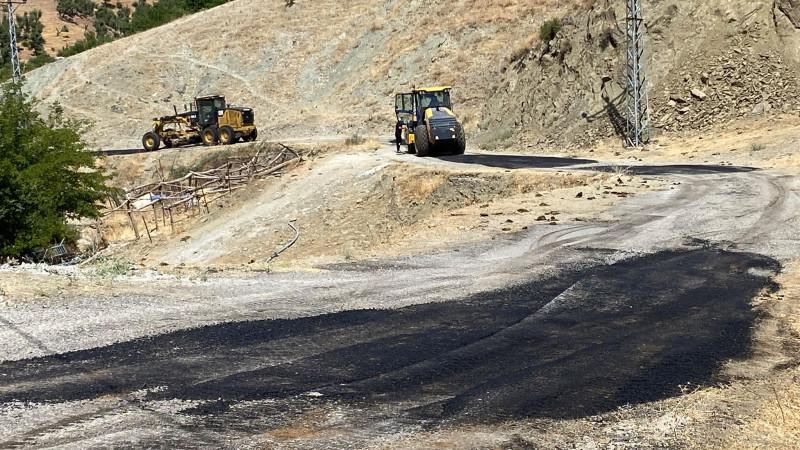 SASON'DA YOL ÇALIŞMALARI SÜRÜYOR