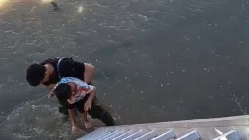 İLUH DERESİ'NE DÜŞEN ÇOCUK KURTARILDI 