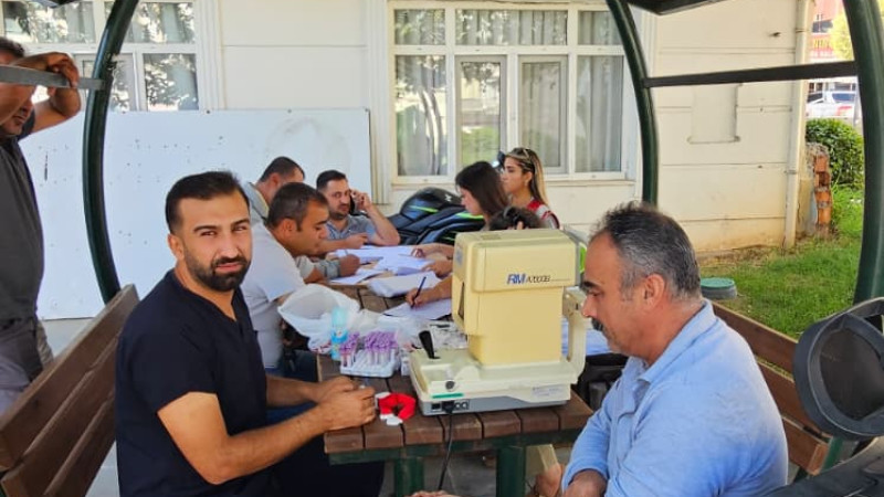 BELEDİYE PERSONELİNE SAĞLIK TARAMASI