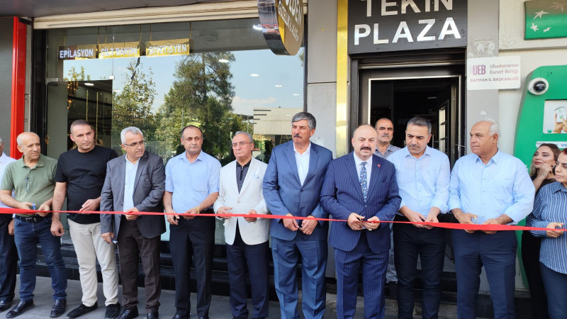 ESNAF BİRLİĞİ BATMAN'DA KAPILARINI AÇTI