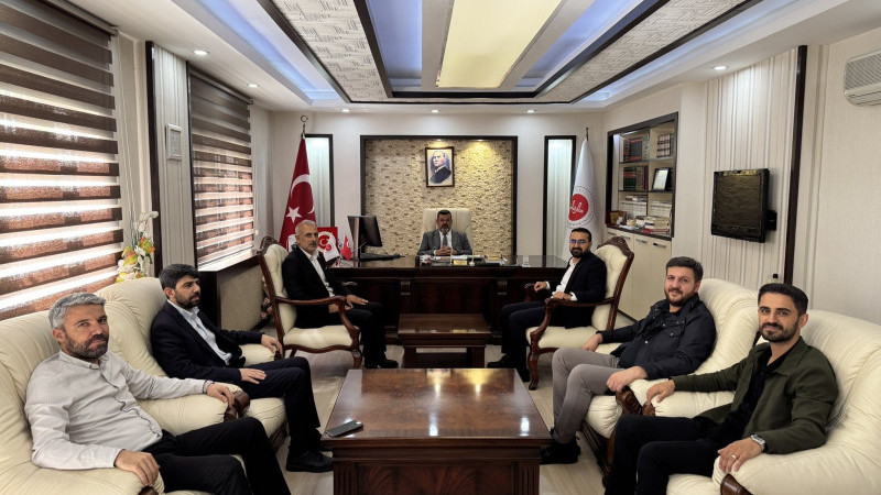 HÜDA PAR heyetinden İl Müftüsü Durmuş'a ziyaret