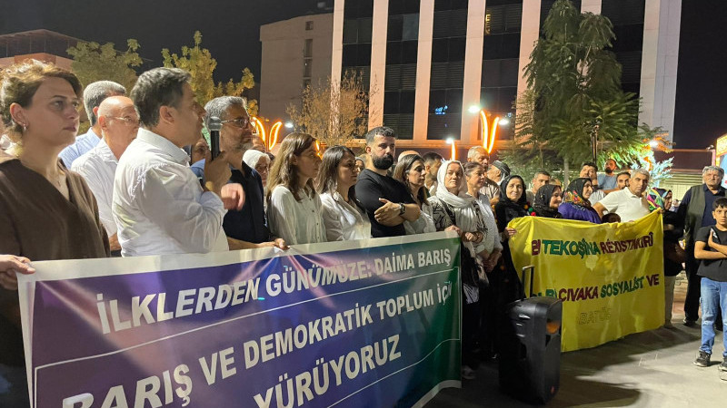 BATMAN’DA “BARIŞ VE DEMOKRATİK TOPLUM” YÜRÜYÜŞÜ