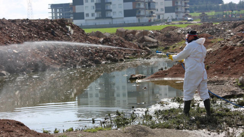 BATMAN’DA YAZ ÖNCESİ İLAÇLAMA SEFERBERLİĞİ
